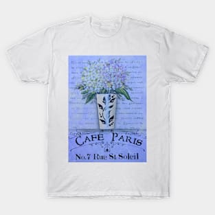 Cafe Paris Fleurs T-Shirt